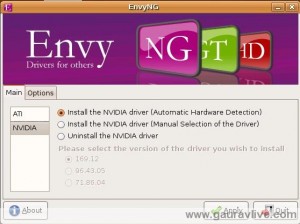 EnvyNG install driver Linux