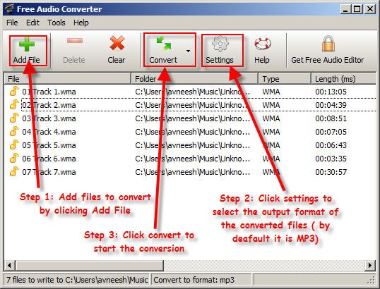 free audio converter windows