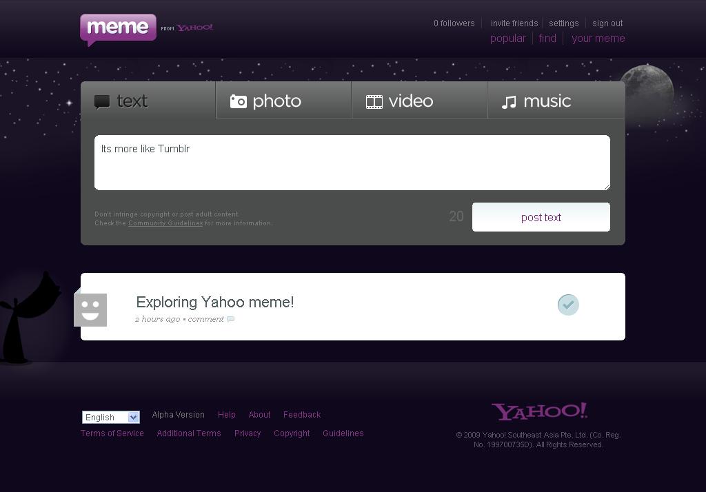 yahoo meme invites invitations free invites