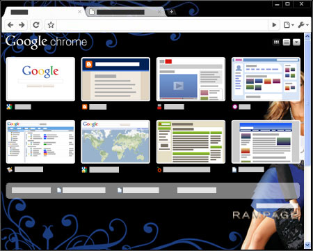 Rampage Google Chrome Theme theme