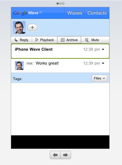 iphone google wave waveboard