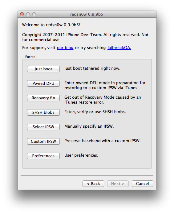 Redsn0w 0.9.9b8 redsnow to jailbreak ios 5 5.0.1 beta Redsn0w 0.9.9b8 redsnow to jailbreak ios 5 5.0.1 beta