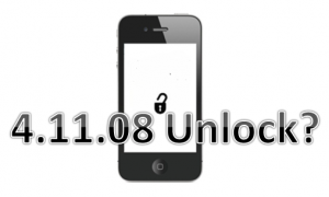 Unlock 4.11.08 iPhone 4 the only way